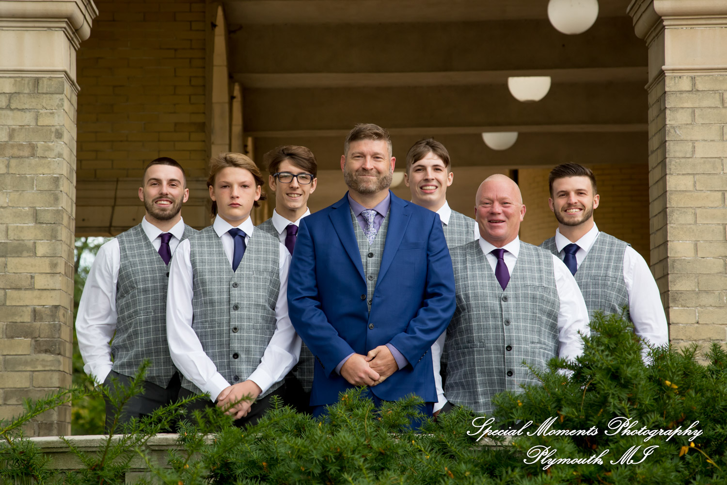 Jennette & Colby at Belle Isle Casino Detroit MI wedding photograph