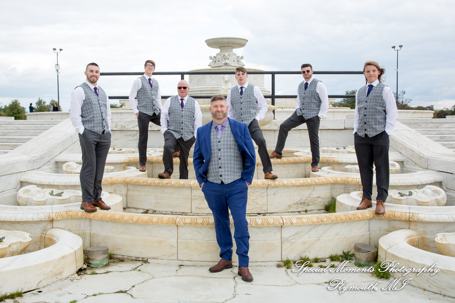 Jennette & Colby at Belle Isle Casino Detroit MI wedding photograph