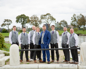 Jennette & Colby at Belle Isle Casino Detroit MI wedding photograph