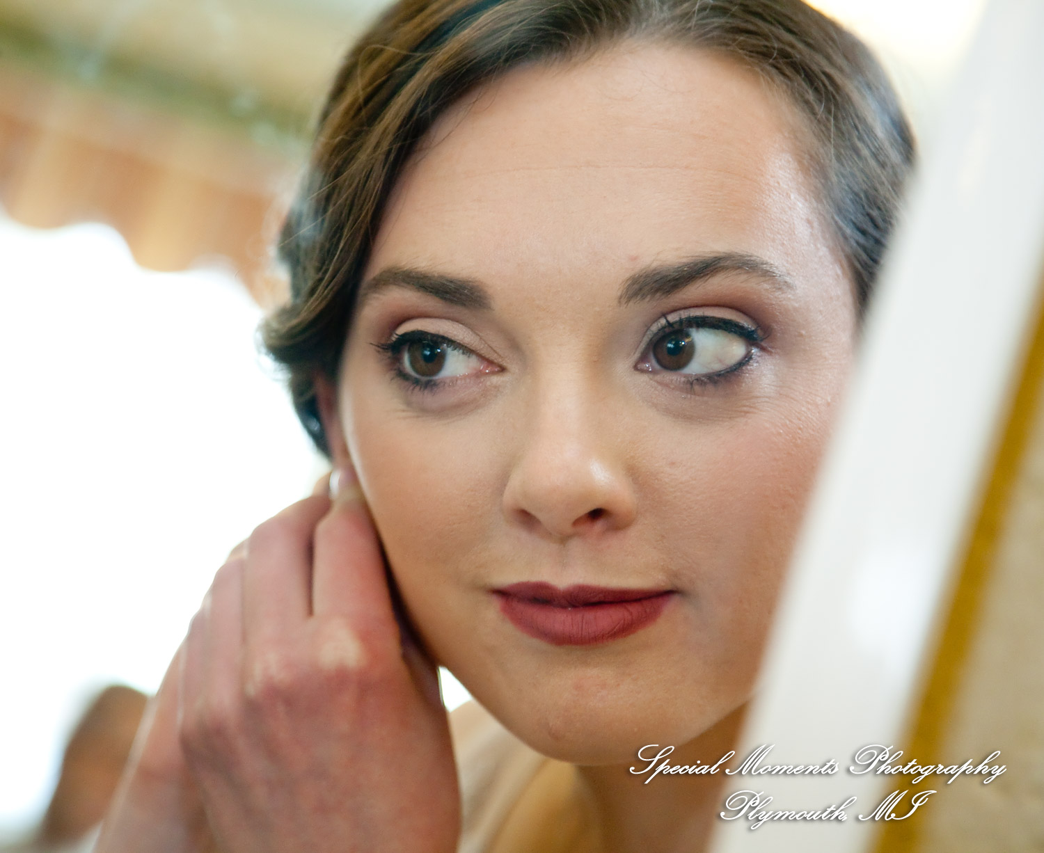 Amy & Alexander at Crosspointe Christian Church Grosse Pointe Woods MI wedding photograph