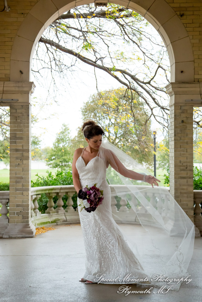 Jennette & Colby at Belle Isle Casino Detroit MI wedding photograph