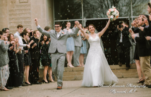 Amy & Alexander at Crosspointe Christian Church Grosse Pointe Woods MI wedding photograph