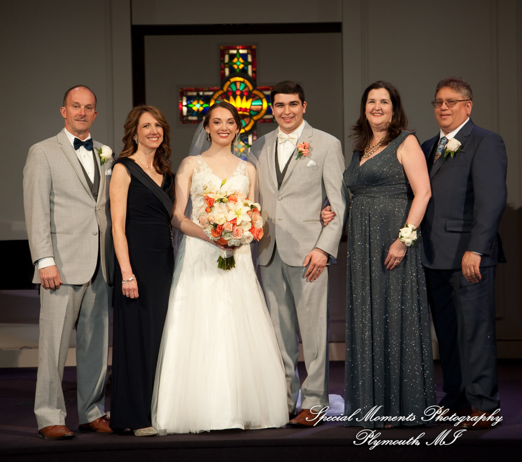 Amy & Alexander at Crosspointe Christian Church Grosse Pointe Woods MI wedding photograph