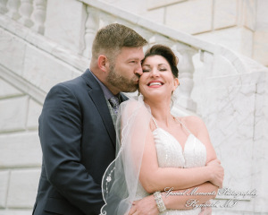 Jennette & Colby at Detroit Historical Museum Detroit MI wedding photograph