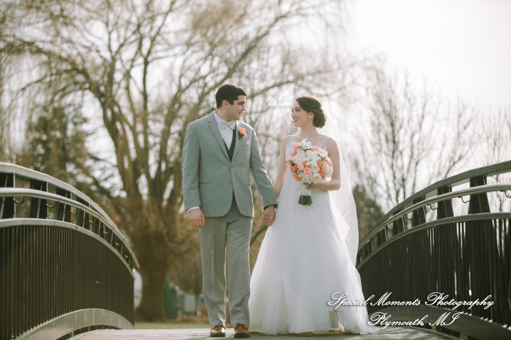 Amy & Alexander at Blossom Heath Inn St. Clair Shores MI wedding photograph