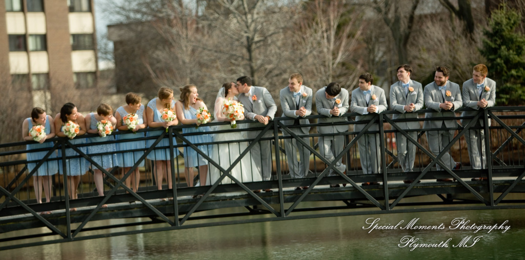 Amy & Alexander at Blossom Heath Inn St. Clair Shores MI wedding photograph