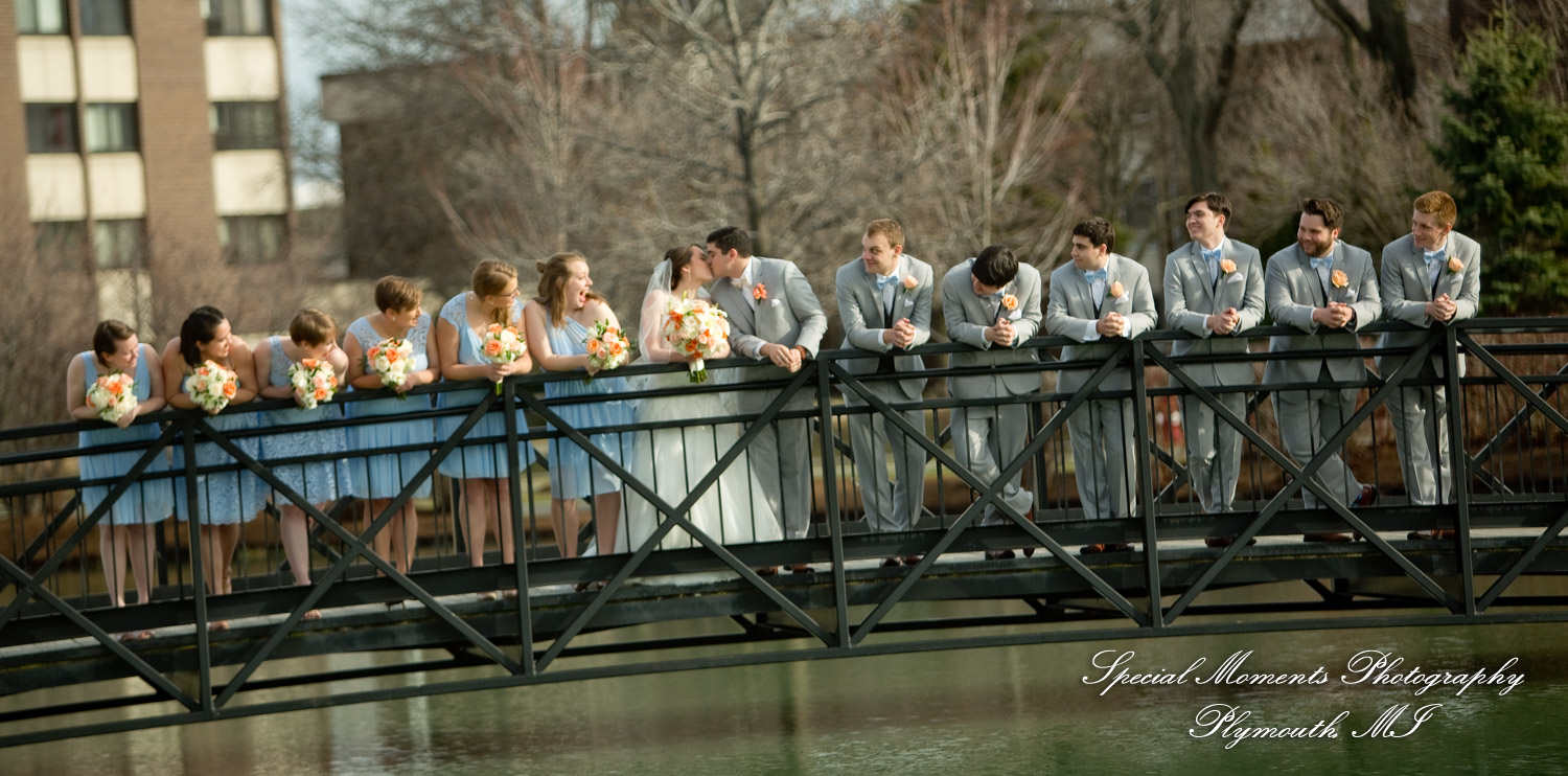 Amy & Alexander at Blossom Heath Inn St. Clair Shores MI wedding photograph