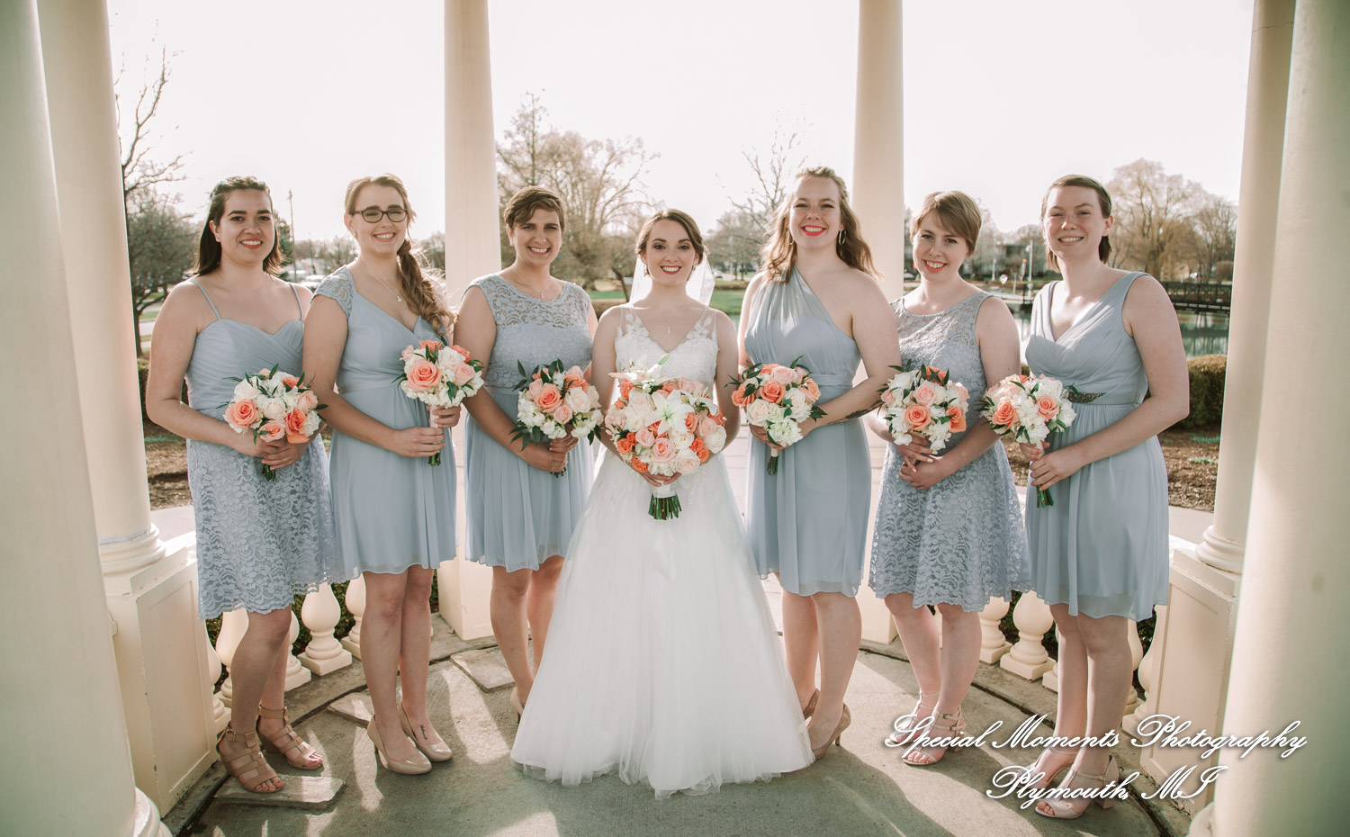 Amy & Alexander at Blossom Heath Inn St. Clair Shores MI wedding photograph