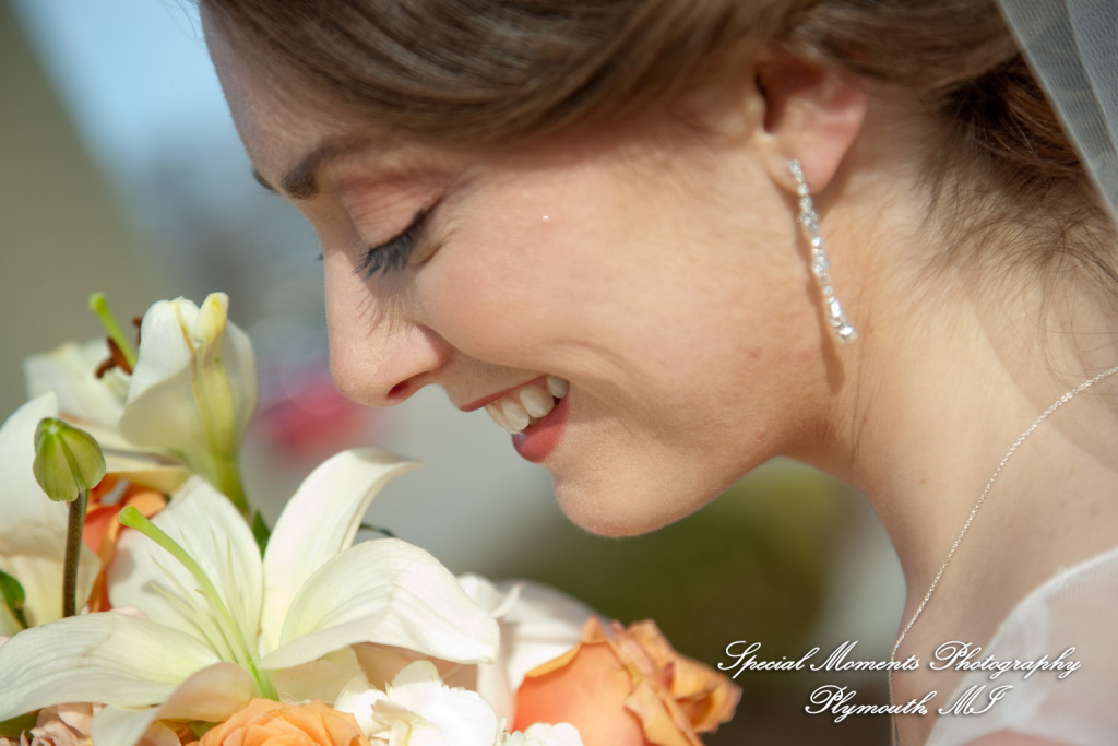 Amy & Alexander at Blossom Heath Inn St. Clair Shores MI wedding photograph