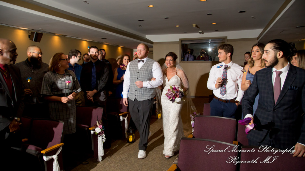 Jennette & Colby at Detroit Historical Museum Detroit MI wedding photograph