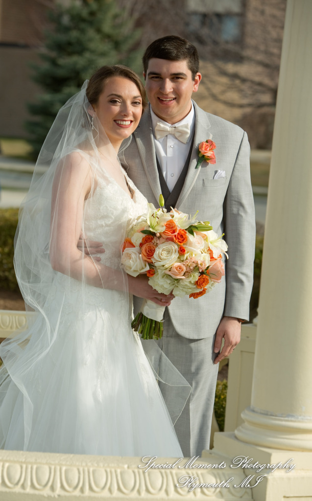 Amy & Alexander at Blossom Heath Inn St. Clair Shores MI wedding photograph