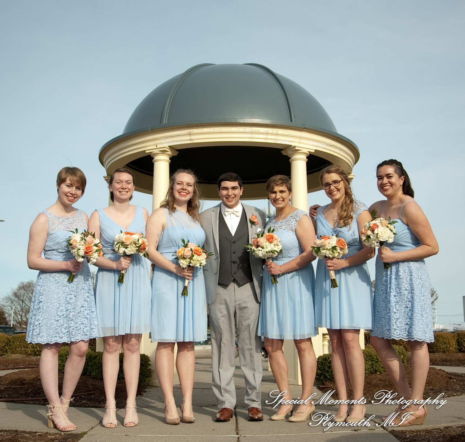 Amy & Alexander at Blossom Heath Inn St. Clair Shores MI wedding photograph