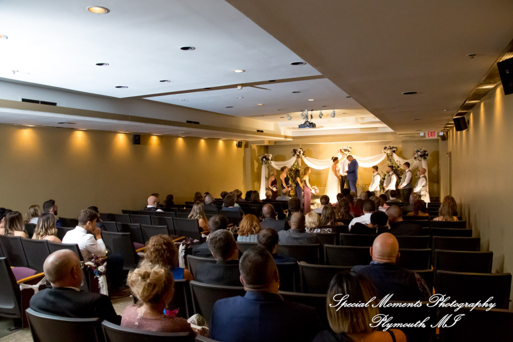Jennette & Colby at Detroit Historical Museum Detroit MI wedding photograph