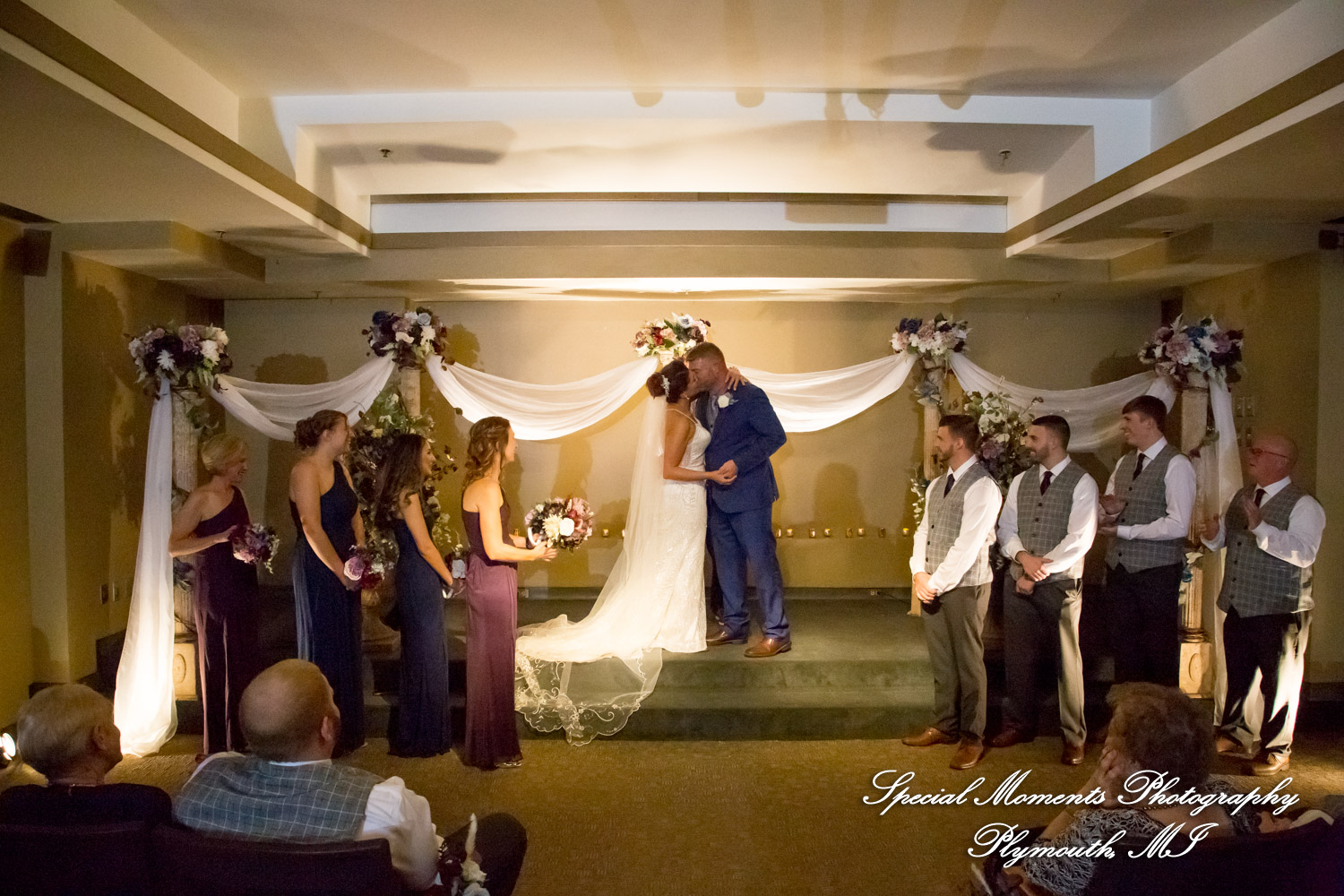 Jennette & Colby at Detroit Historical Museum Detroit MI wedding photograph