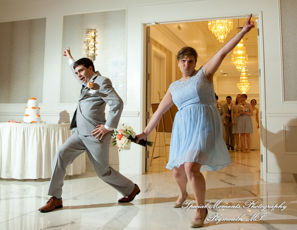 Amy & Alexander at Barrister Garden St. Clair Shores MI wedding photograph