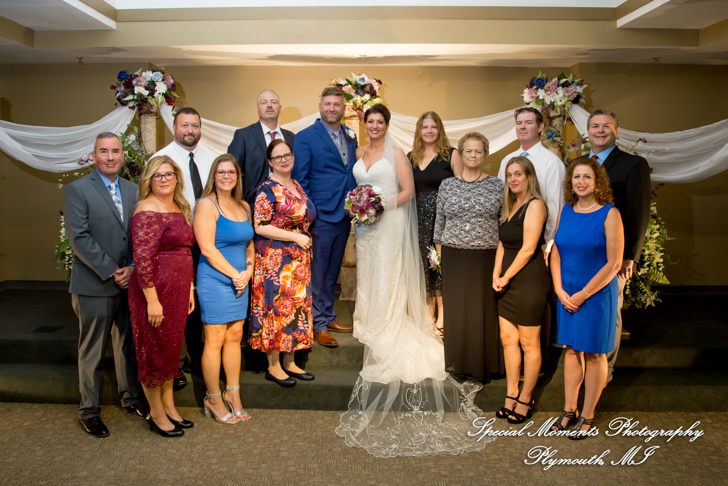 Jennette & Colby at Detroit Historical Museum Detroit MI wedding photograph