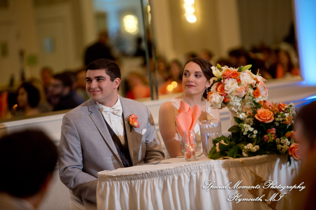 Amy & Alexander at Barrister Garden St. Clair Shores MI wedding photograph