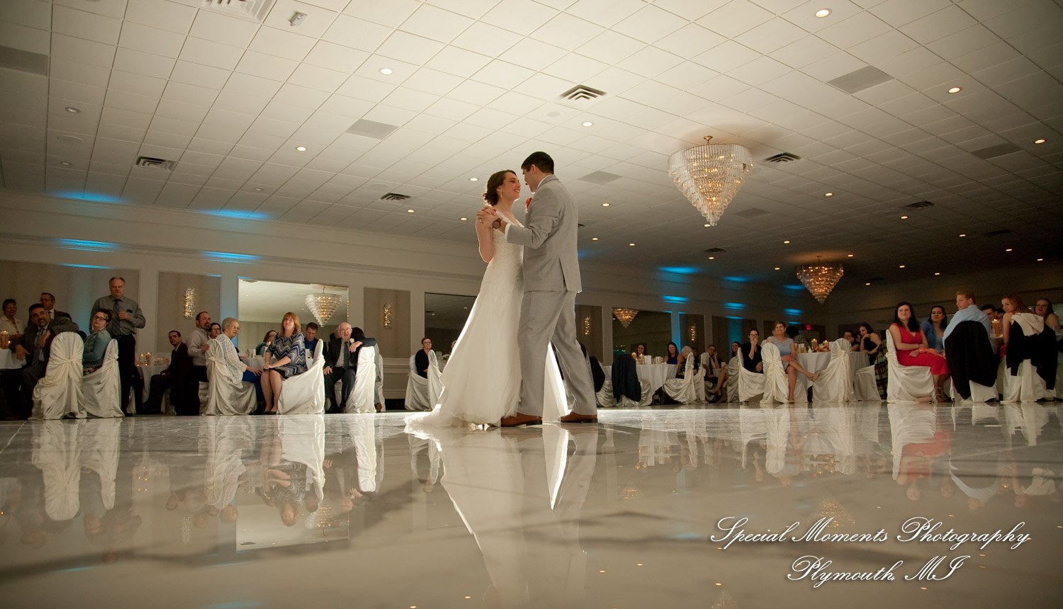 Amy & Alexander at Barrister Garden St. Clair Shores MI wedding photograph