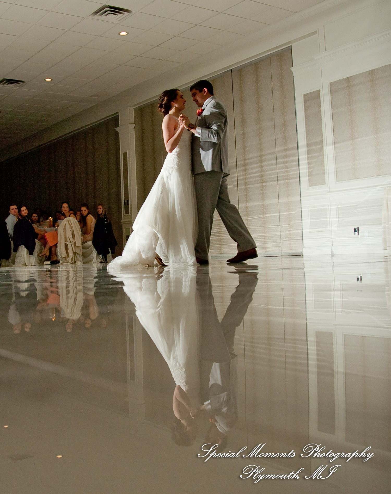 Amy & Alexander at Barrister Garden St. Clair Shores MI wedding photograph