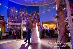 Jennette & Colby at Detroit Historical Museum Detroit MI wedding photograph