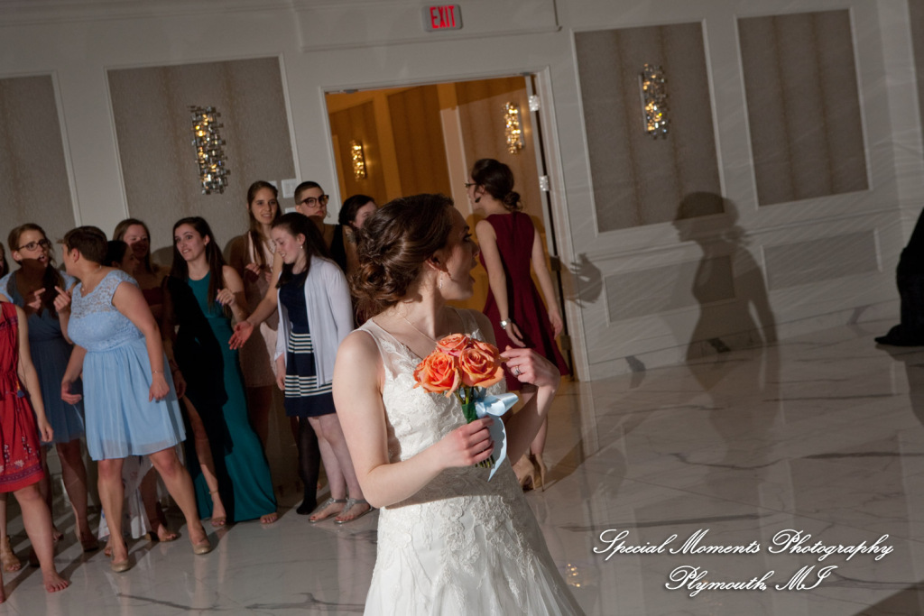 Amy & Alexander at Barrister Garden St. Clair Shores MI wedding photograph