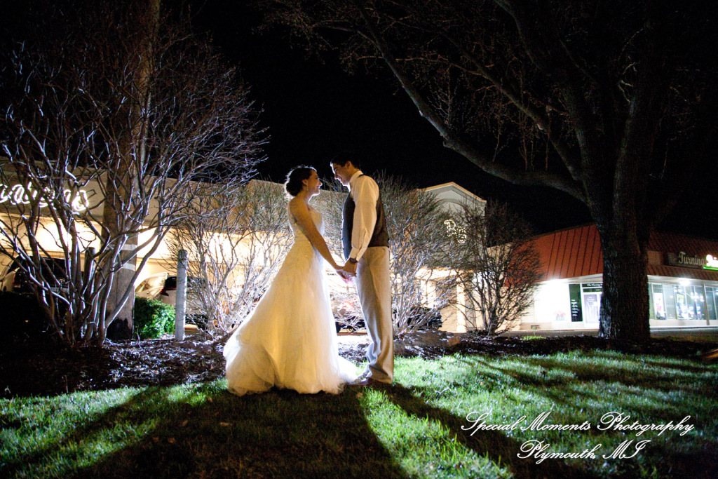 Amy & Alexander at Barrister Garden St. Clair Shores MI wedding photograph
