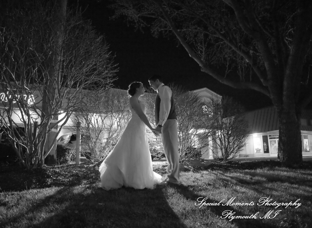 Amy & Alexander at Barrister Garden St. Clair Shores MI wedding photograph