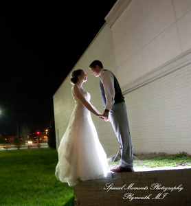 Amy & Alexander at Barrister Garden St. Clair Shores MI wedding photograph