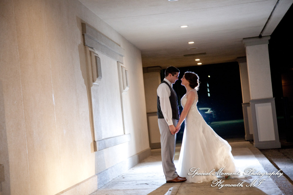 Amy & Alexander at Barrister Garden St. Clair Shores MI wedding photograph