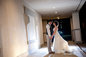 Amy & Alexander at Barrister Garden St. Clair Shores MI wedding photograph