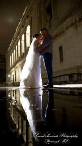 Jennette & Colby at Detroit Historical Museum Detroit MI wedding photograph