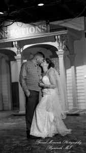 Jennette & Colby at Detroit Historical Museum Detroit MI wedding photograph