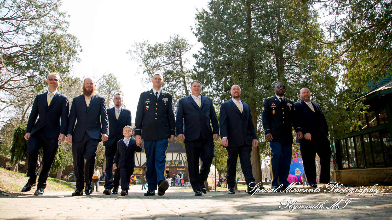 Kylie & Joshua Canterbury Castle Lake Orion MI wedding photography