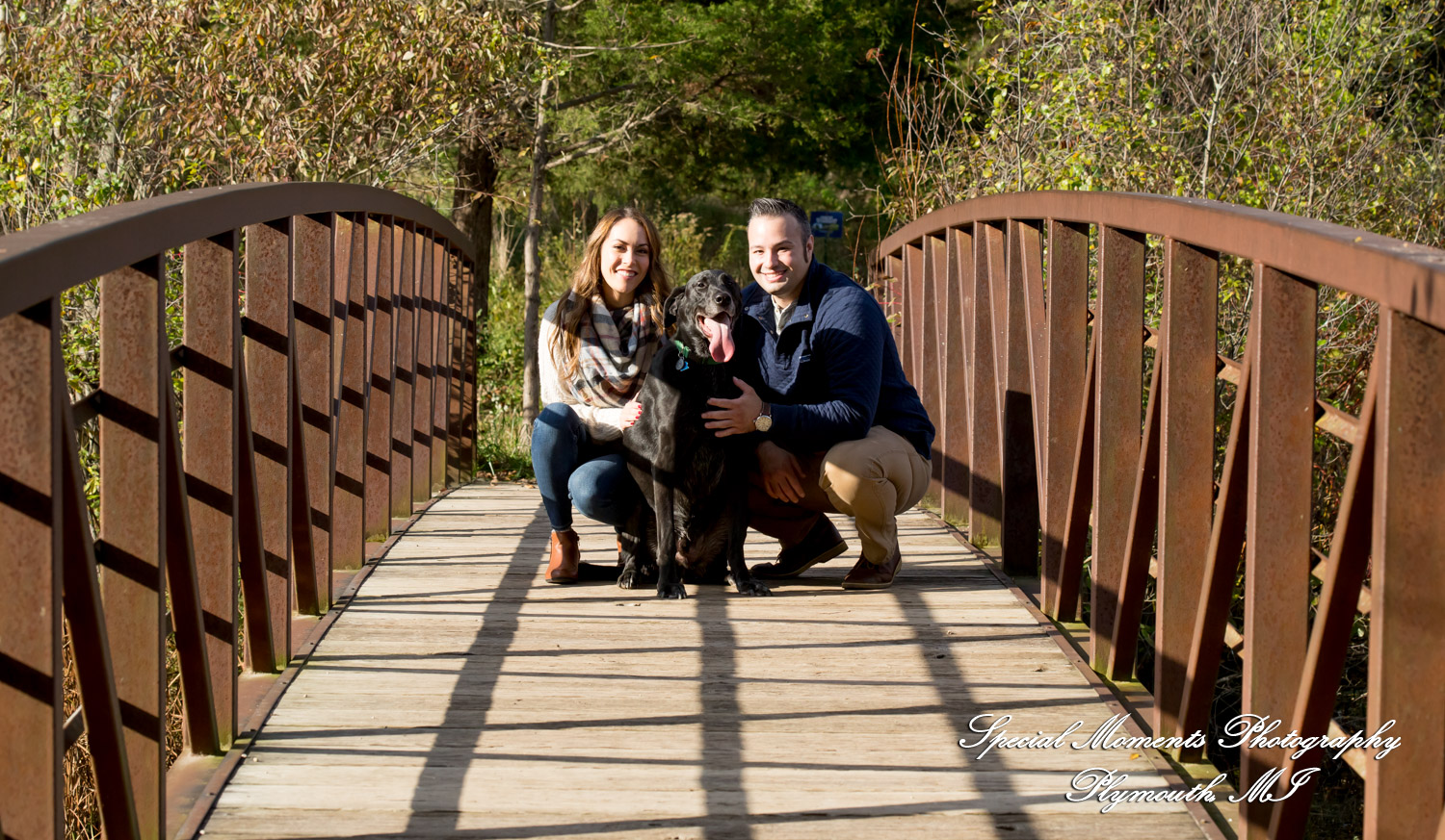 Eric & Melissa at Kensington Metropark Milford MI engagement photography