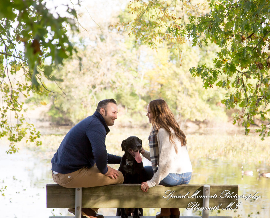 Eric & Melissa at Kensington Metropark Milford MI engagement photography