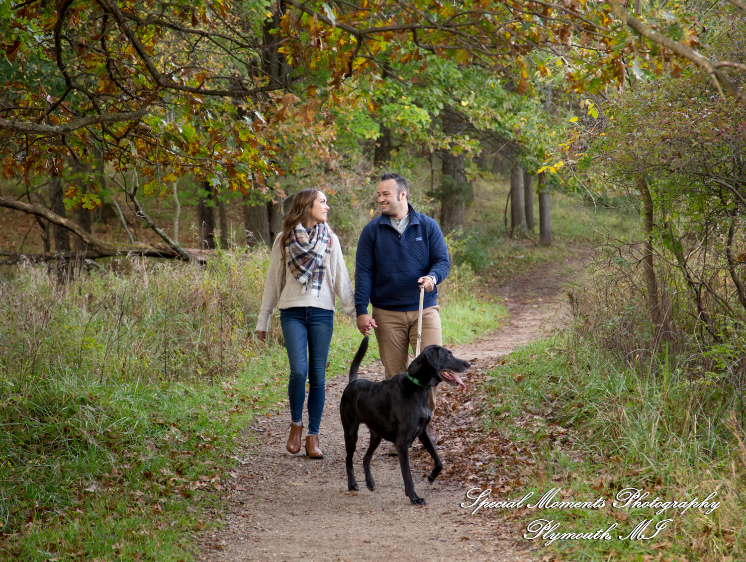 Eric & Melissa at Kensington Metropark Milford MI engagement photography