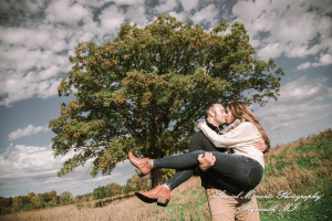 Eric & Melissa at Kensington Metropark Milford MI engagement photography