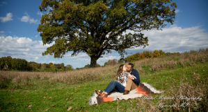 Eric & Melissa at Kensington Metropark Milford MI engagement photography