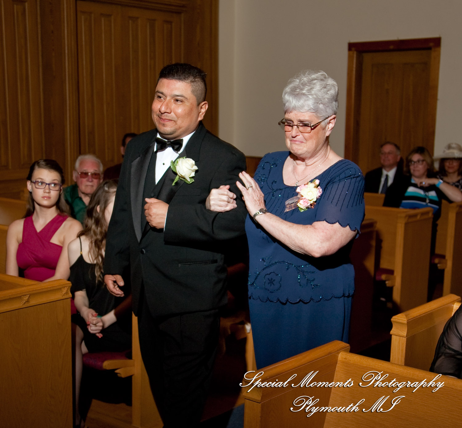 Azalia United Methodist Church Azalia MI wedding photograph