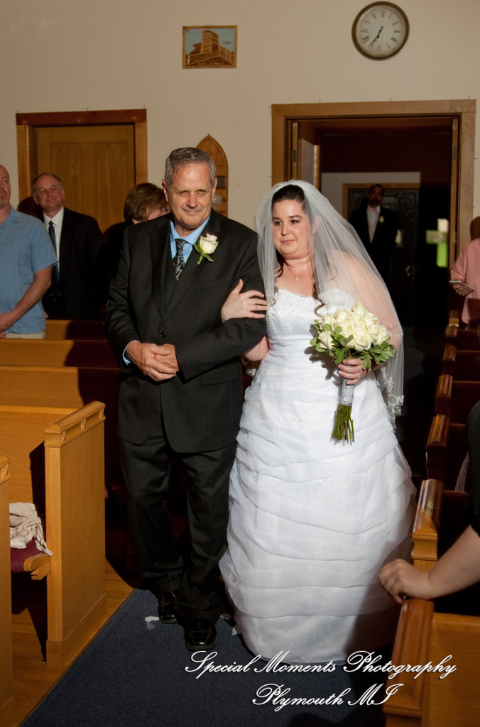 Azalia United Methodist Church Azalia MI wedding photograph