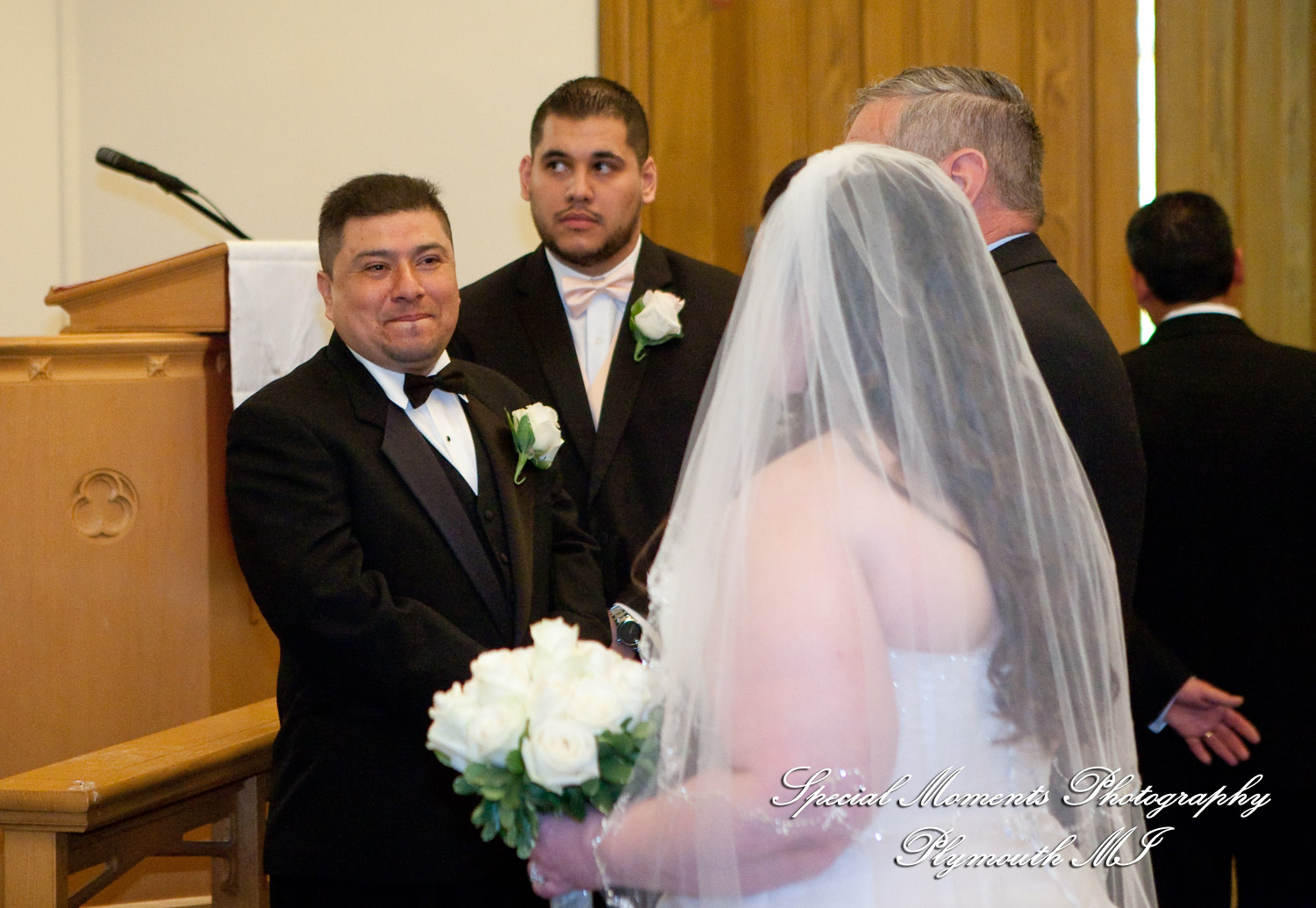 Azalia United Methodist Church Azalia MI wedding photograph