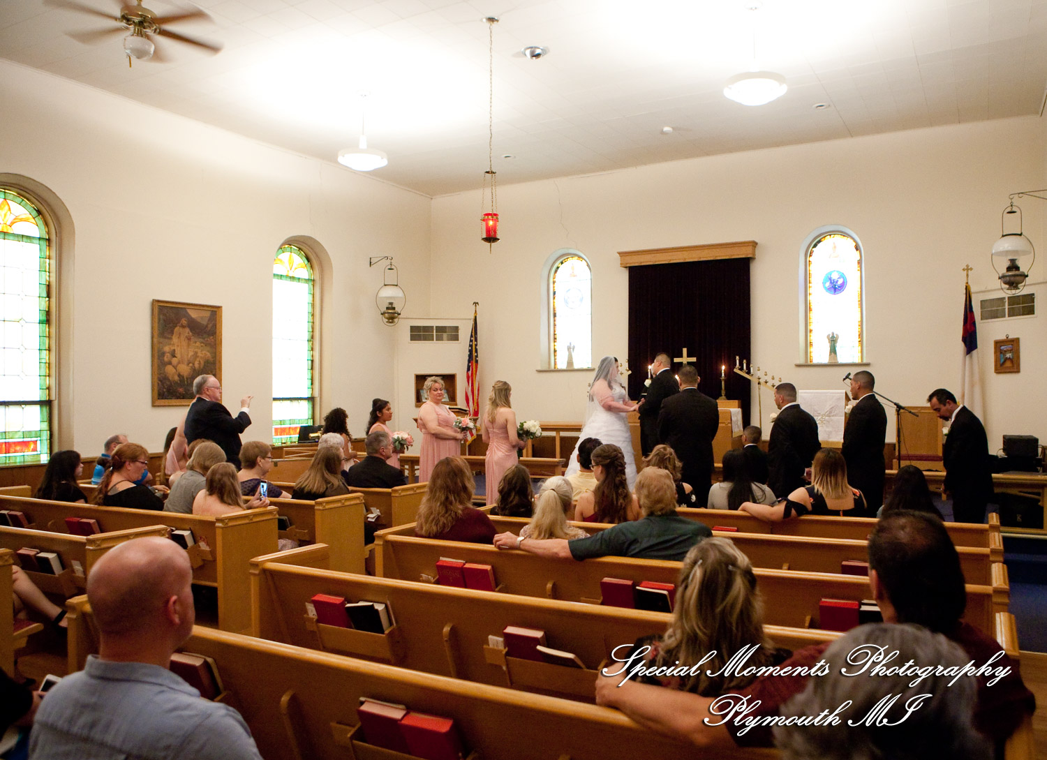 Azalia United Methodist Church Azalia MI wedding photograph