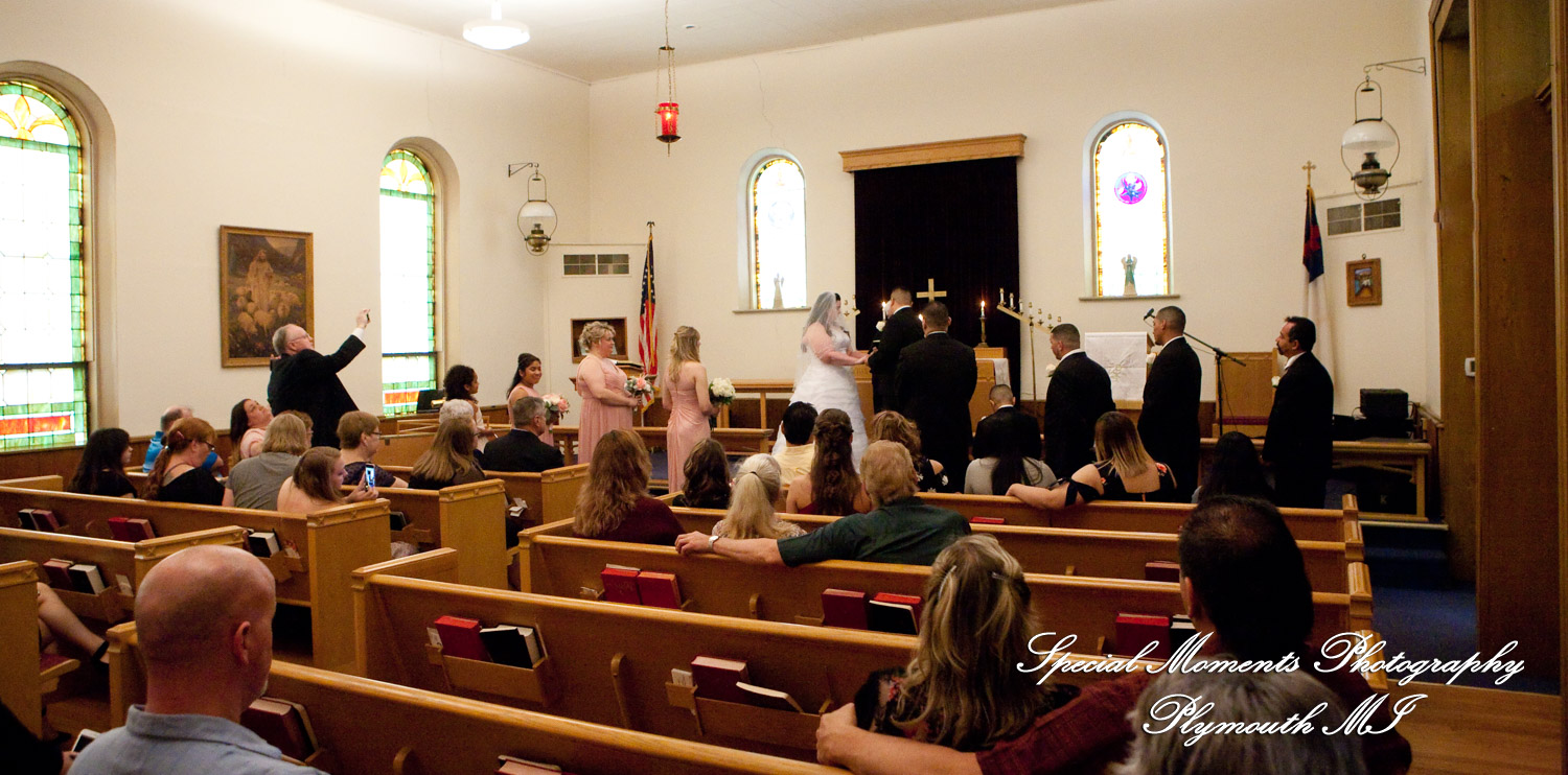Azalia United Methodist Church Azalia MI wedding photograph