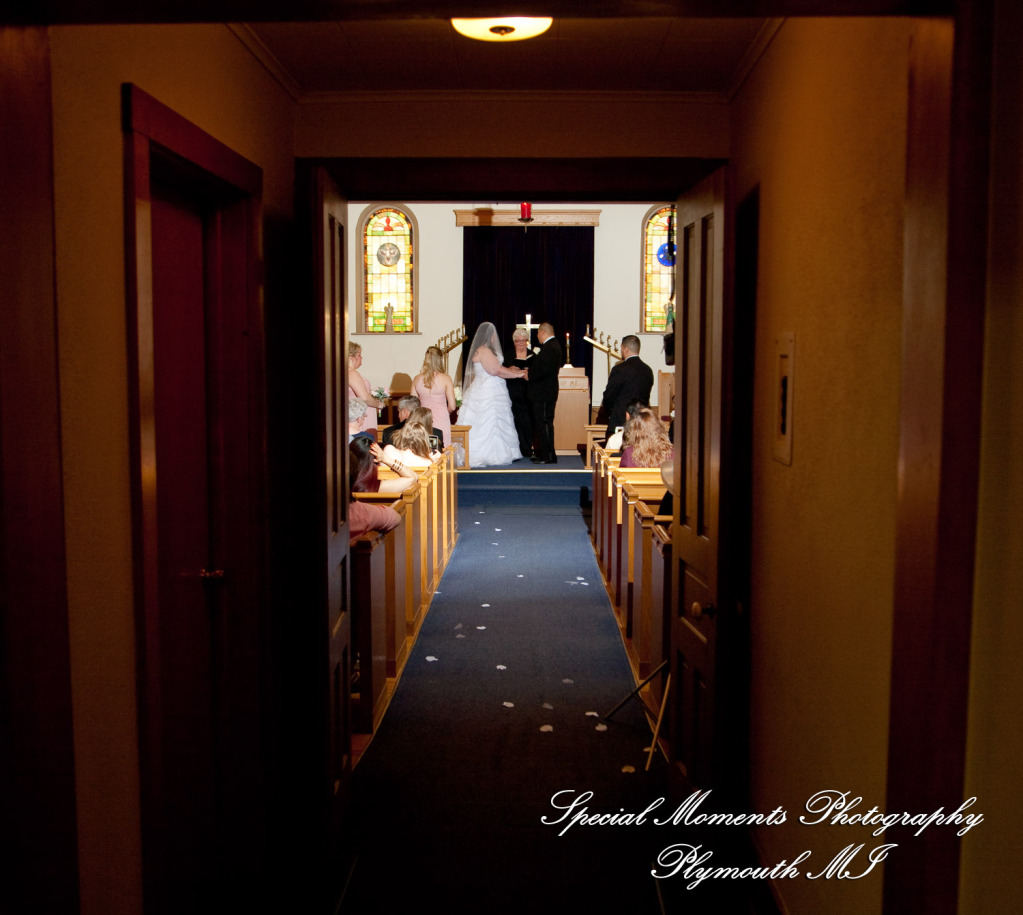 Azalia United Methodist Church Azalia MI wedding photograph