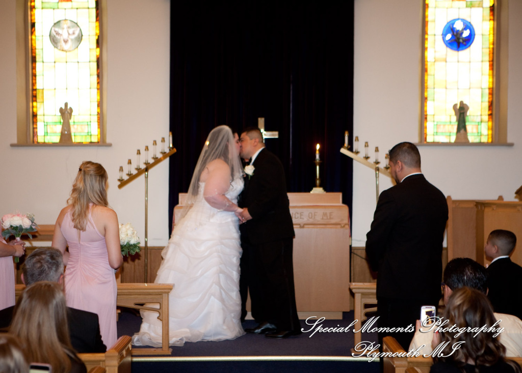 Azalia United Methodist Church Azalia MI wedding photograph