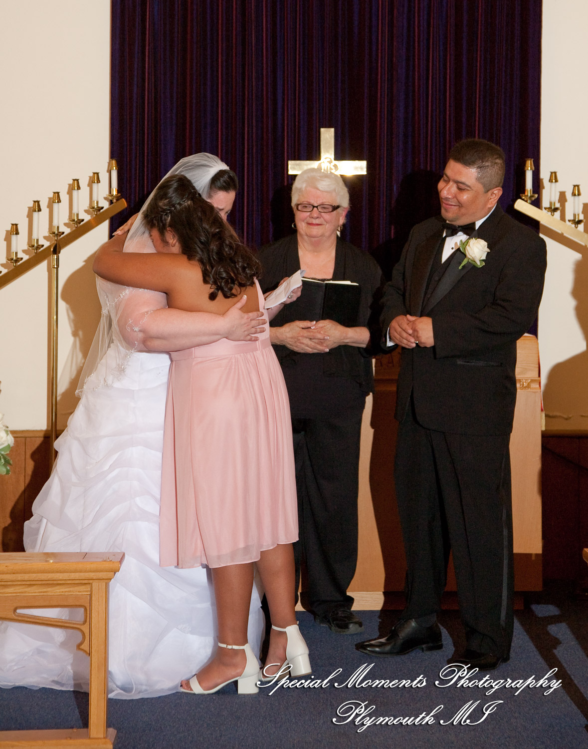 Azalia United Methodist Church Azalia MI wedding photograph