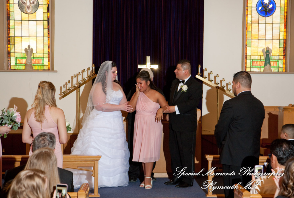 Azalia United Methodist Church Azalia MI wedding photograph