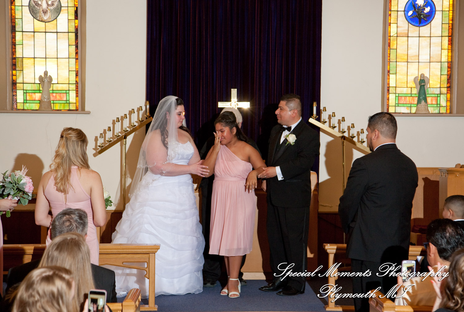 Azalia United Methodist Church Azalia MI wedding photograph