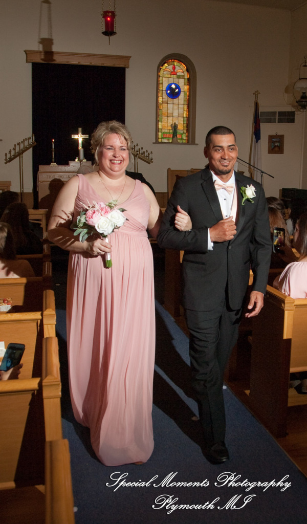 Azalia United Methodist Church Azalia MI wedding photograph
