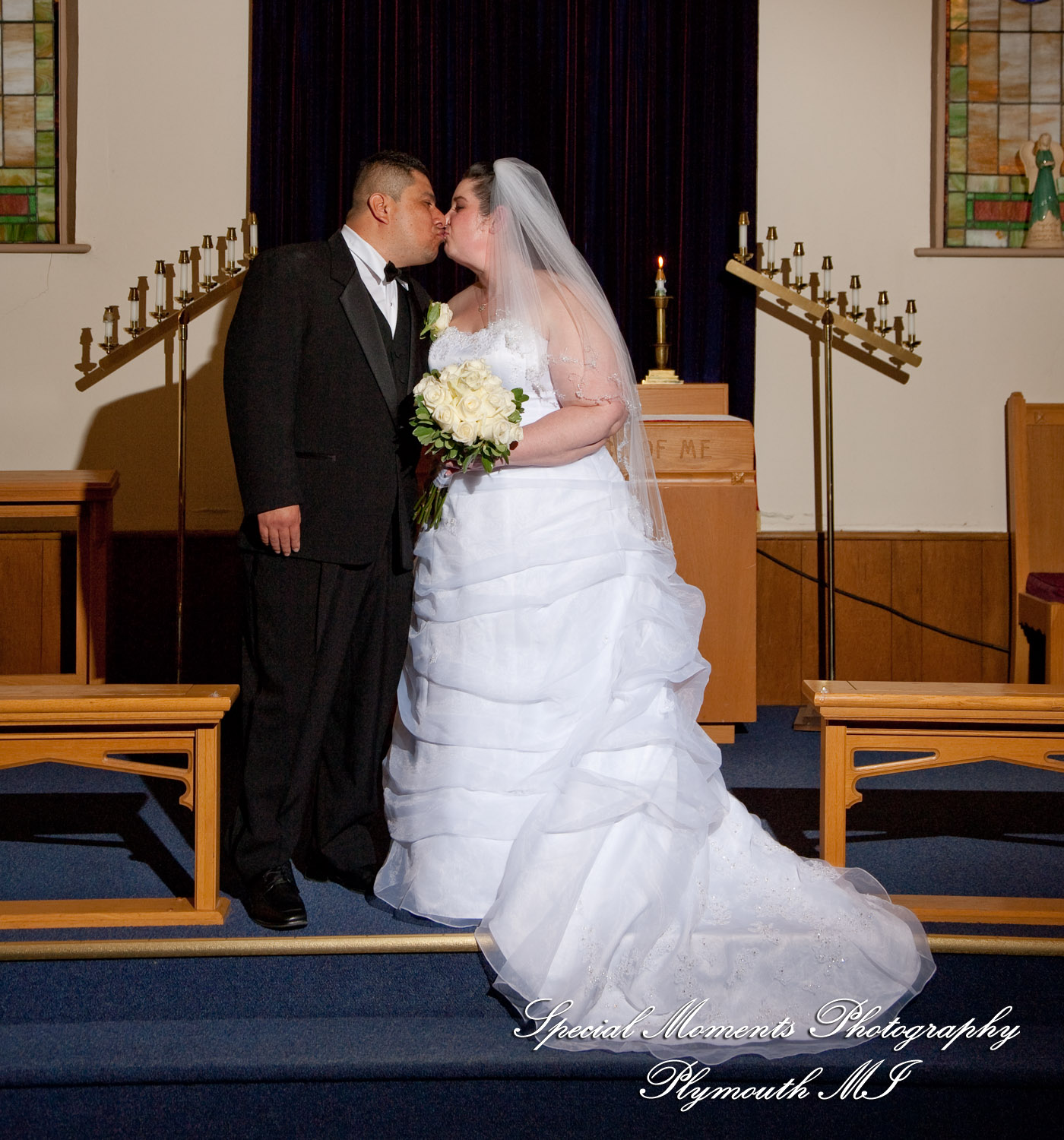 Azalia United Methodist Church Azalia MI wedding photograph